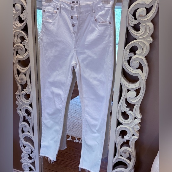 Women’s AGOLDE white Nico jeans- Size 28 - Picture 6 of 10